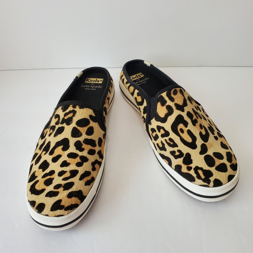Kate Spade Keds women leopard pattern .new